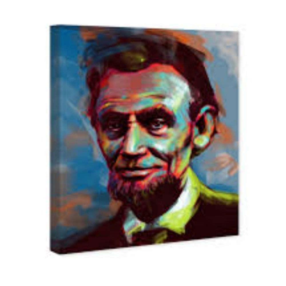 Oliver Gal Lincoln Wrapped‎ Canvas Wall   Decor